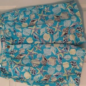 Kim Rogers starfish Beach shorts